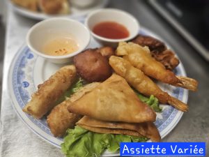 Assiette variée - Restaurant Chez Tran