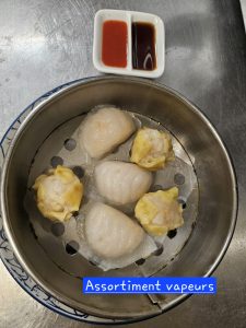 Assortiment vapeurs - Restaurant Chez Tran