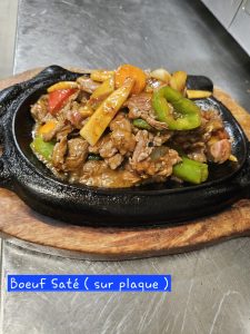 Boeuf saté - Restaurant Chez Tran