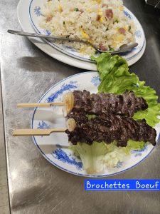 Brochettes Boeuf - Restaurant Chez Tran