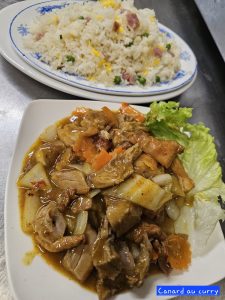 Canard au curry - Restaurant Chez Tran
