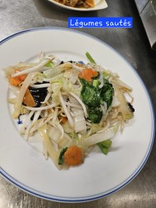 Légumes sautés - Restaurant Chez Tran