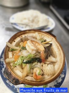 Marmite aux fruits de mer - Restaurant Chez Tran