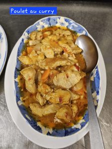 Poulet au curry - Restaurant Chez Tran