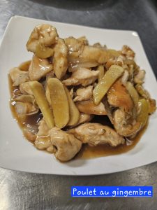 Poulet au gingembre - Restaurant Chez Tran