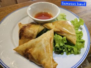 Samosas boeuf - Restaurant Chez Tran