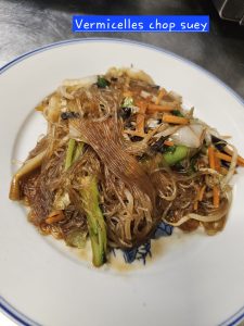 Vermicelles sautés aux légumes - Restaurant Chez Tran